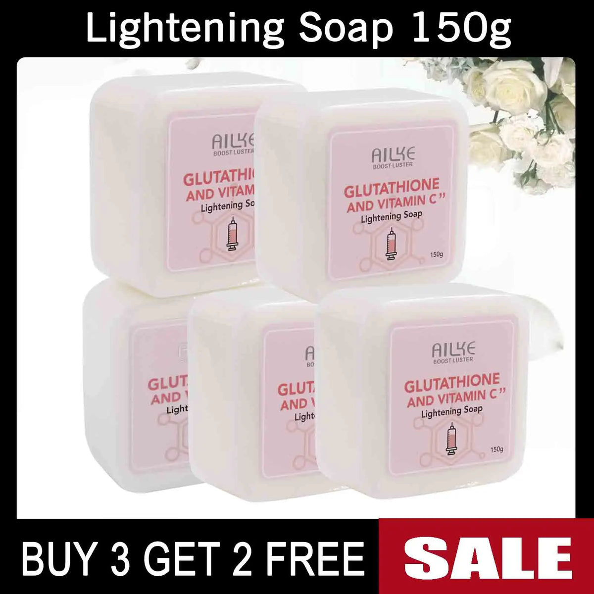 AILKE Glutathione and Vitamin C Whitening Skin Care Set