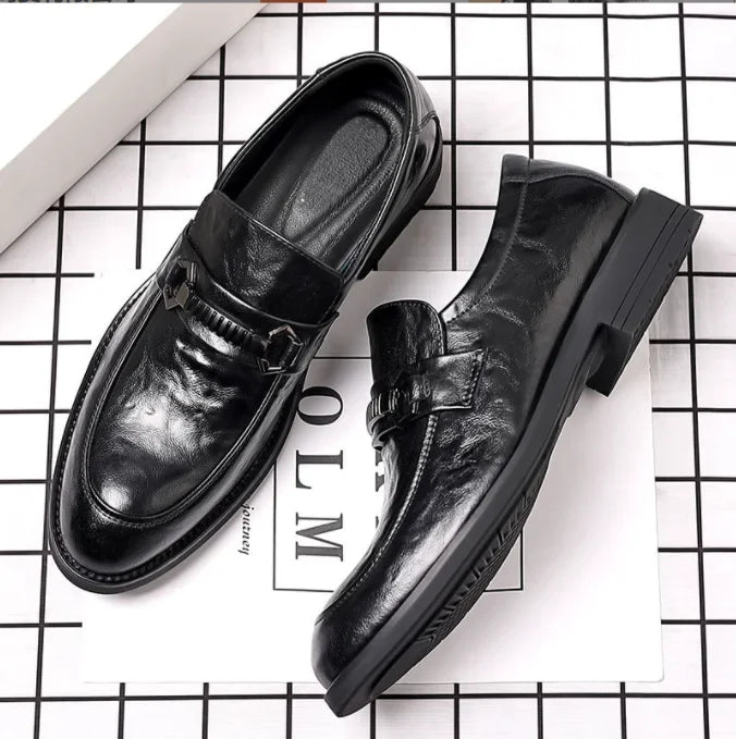 Genuine Leather Men's Oxford Dress Shoes | Business Formal"