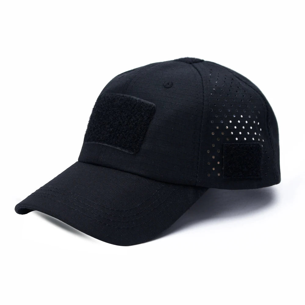 1/2Pcs New Men Camouflage Baseball Cap Breathable Sunscreen Hat Outdoor Sports Hunting Hiking Camping Beach Fishing Sun Hat