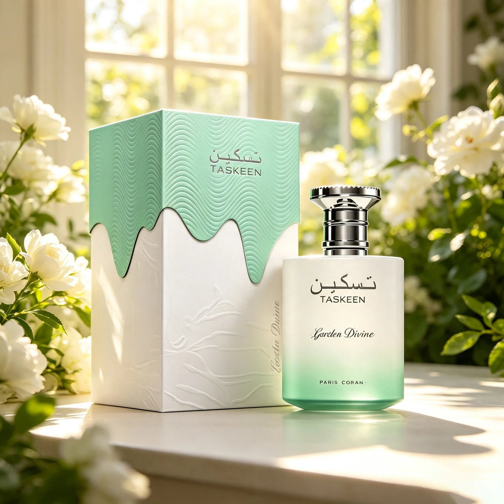 Paris Corner TASKEEN Garten Divine Mint Gradual Change perfume Middle East Luxury Wood Fragrance Lasting EDP Men's Gift Box perfume 100ml