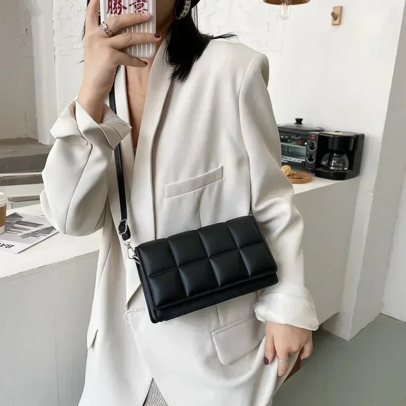 Women's Bag Fashion PU New 2024 Female Literary Single Shoulder Bags Minority Design Cross Body Fashion Handbags Bolsos