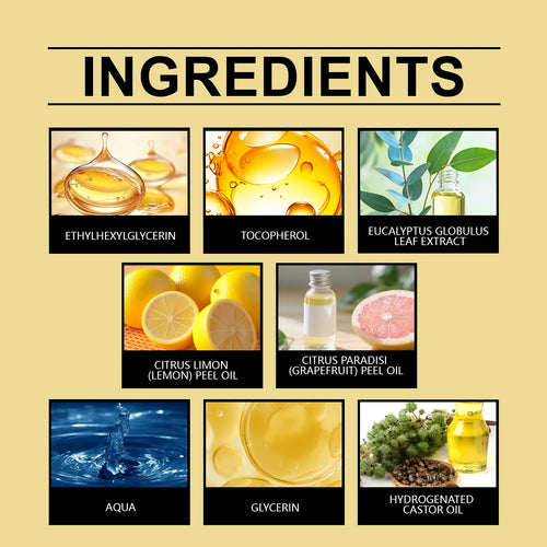 Body Massage Oil With Lemon Grapefruit Peel For Dry Skin Hydration And Muscle Relief