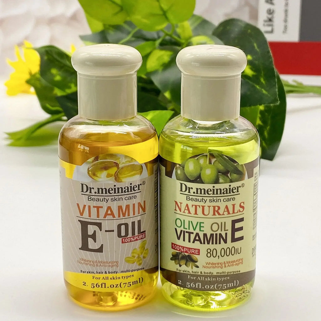 Vitamin E Face Essence Oil Morning & Night Whitening Shrink Pores Anti Wrinkle Aging Freckle Repair Face Skin Care Essence 75ml