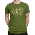 Casual T Shirt Summer Bicycle Cycling Anatomy Road Bike Parts Biking Cyclist Fashion T-Shirts for Men Short Sleeve Clothes