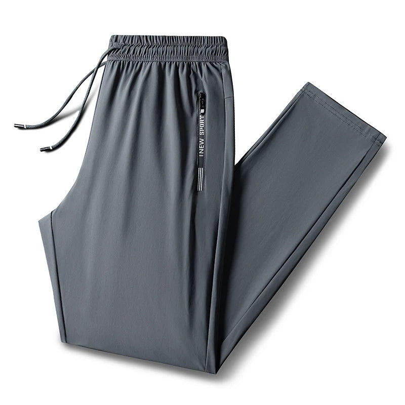 Breathable Men's Pants Sweatpants Quick Dry Pants Men Spring Summer Sports Trousers Elastic Waist Joggers Running Tracksuit XXXL