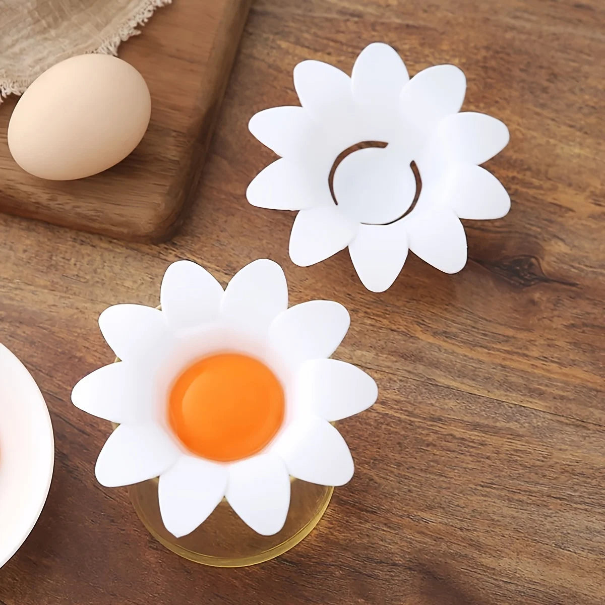 1 ud./ Separador de Yema y Clara con Diseño de Flor Bonito, Utensilios de Cocina para Hornear, Extractor de Huevo