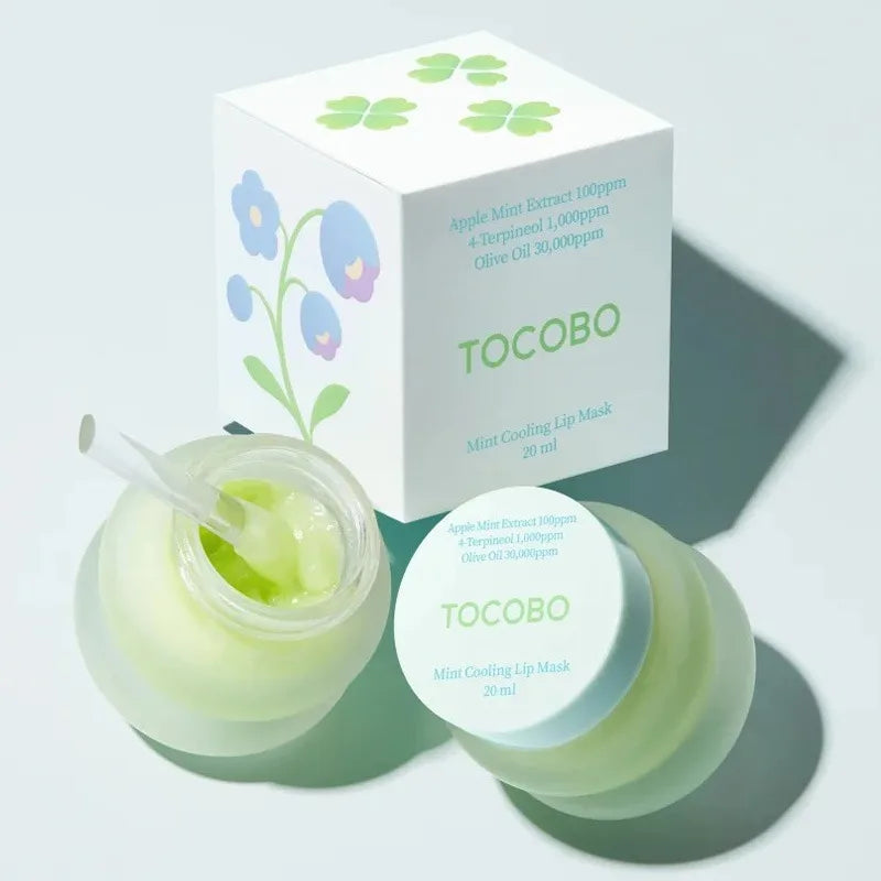 South Korean Skincare Brand Tocobo Ice Cream Texture Lip Mask Repair Ultra Moisturizing Lip Balm Hydrating Glow Non-irritating