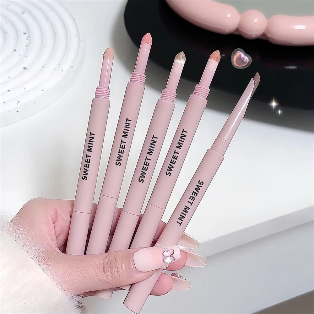 Double-end Lying Silkworm Eyeliner Pencil Diamond Glitter Matte Aegyosal Pen Brightening Cream Shadow Highligher Eye Makeup