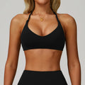 Hearuisavy Breathable Sports Bra Women Quick Drying ShockProof Gym Workout Top Casual Yoga Clothing Push Up Running Fitness Bras