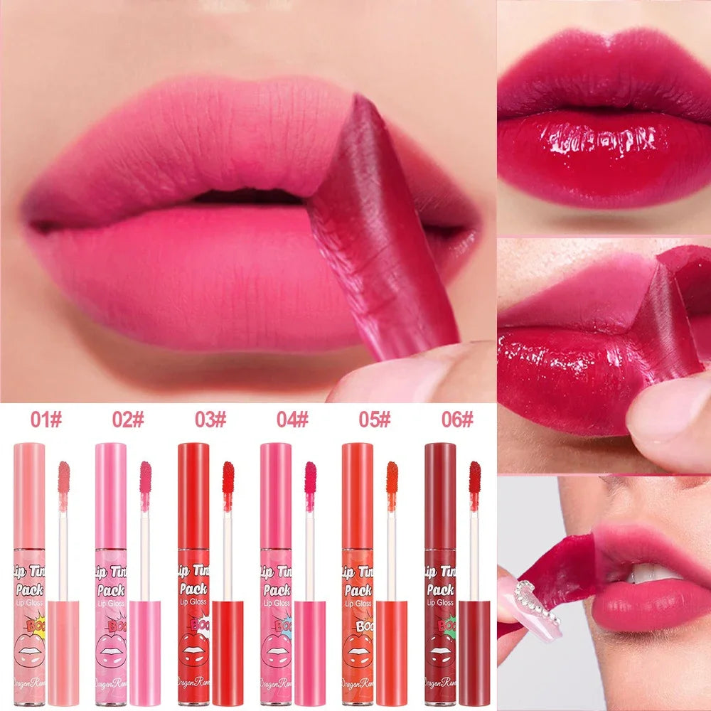 Dragon Ranee Peel-Off Lip Stain - Waterproof Matte Liquid Lip Glaze