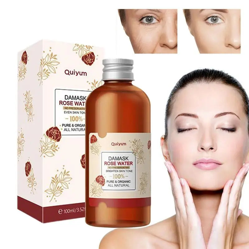 Handaiyan Damask Rose Water Facial Toner - 100ml Natural Hydrosol