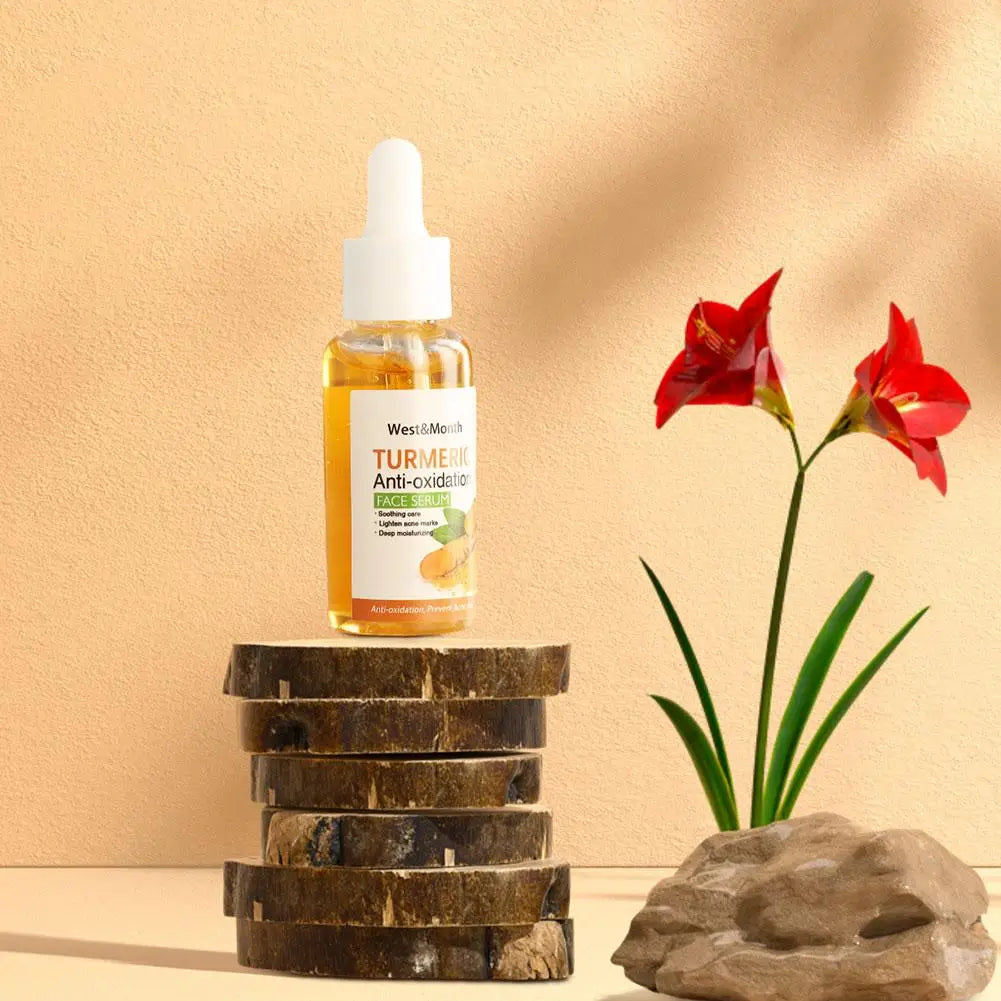 Turmeric Face Whitening Dark Spot Corrector Anti-oxidation Serum Turmeric Dark Spot Corrector Serum Facial Brighten Turmeric Oil