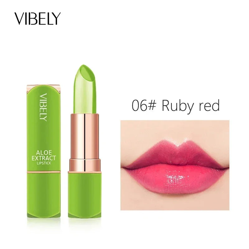 Aloe Vera Temperature Color Changing Jelly Lip Balm Moisturizing