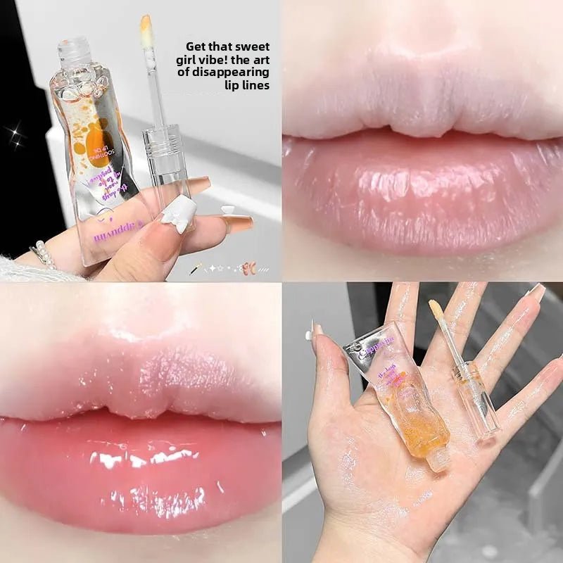 Cappuvini Smile Brightening Lip Oil, Lip Touch Up Essential Oil Color Changing Soft Lip Care