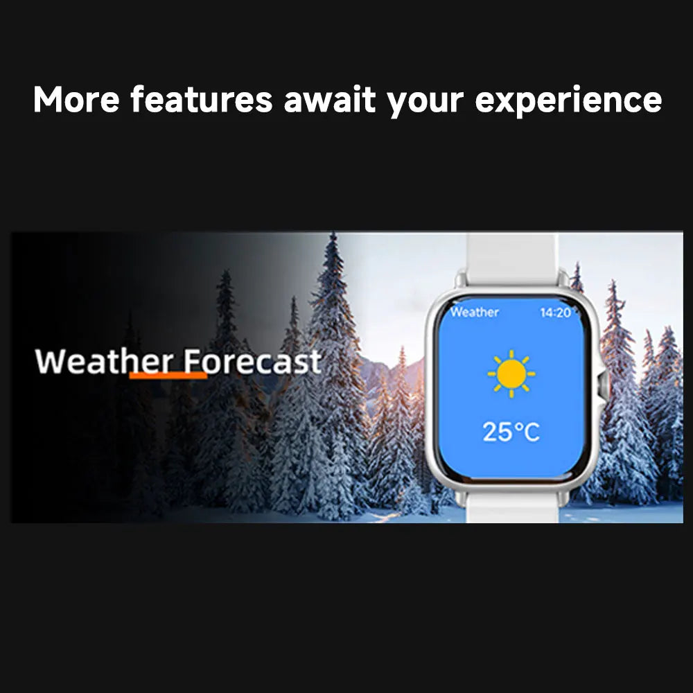 Smart Watch, Wireless Calling Smart Watch, Message Reminder, Sleep Monitoring, Pedometer, Stopwatch, Voice Assistant, Phone Finder, Men's Sports Watch, Women's Sports Watch, Watch Compatible with Android And IOS Phones
