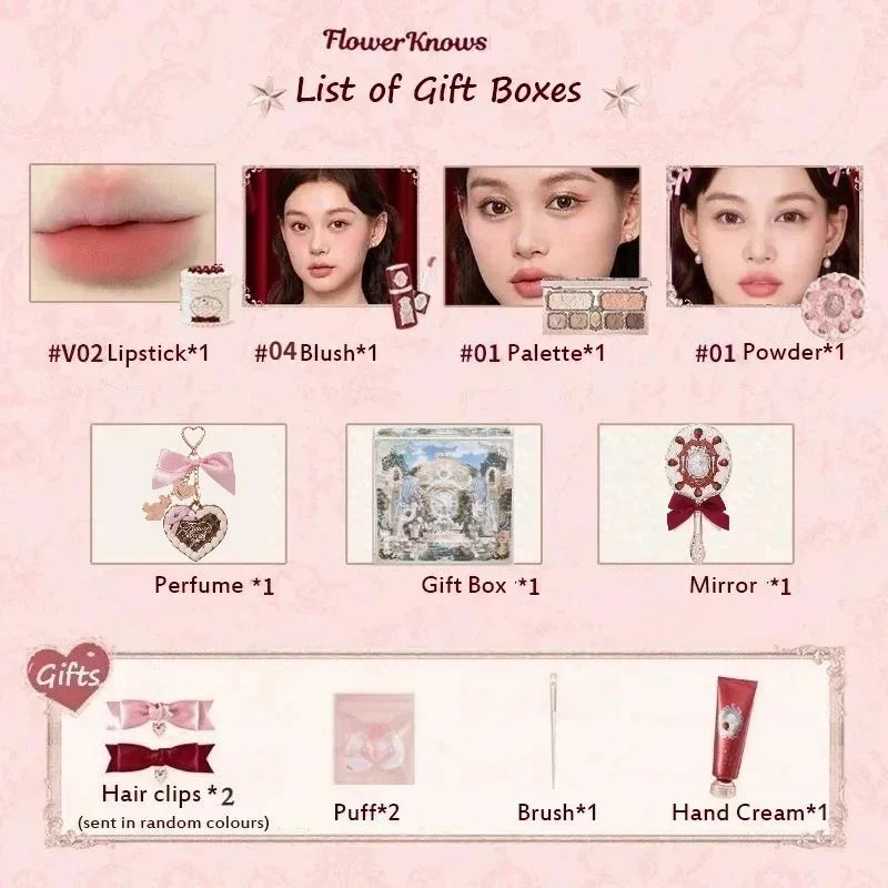 Flower Knows Shells Makeup Set - 11-Piece Cosmetic Collection