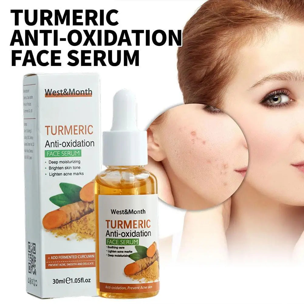 Turmeric Face Whitening Dark Spot Corrector Anti-oxidation Serum Turmeric Dark Spot Corrector Serum Facial Brighten Turmeric Oil