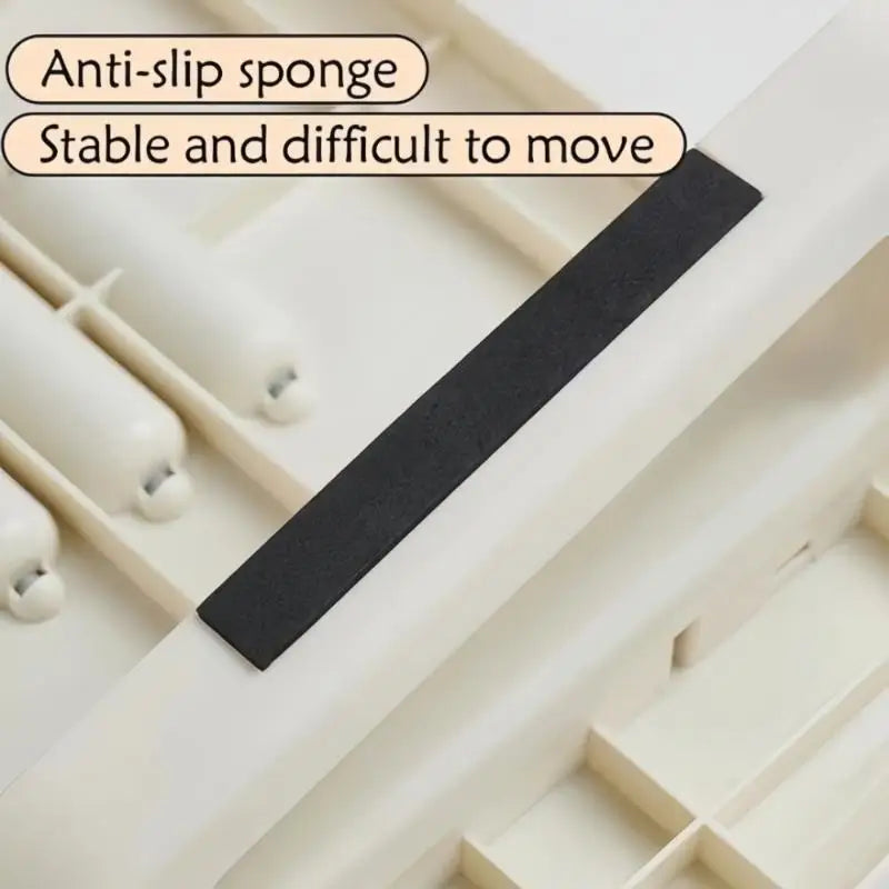 Adjustable Ergonomic Under Desk Footrest with Massage Roller Comfort Relief for Office Home Working