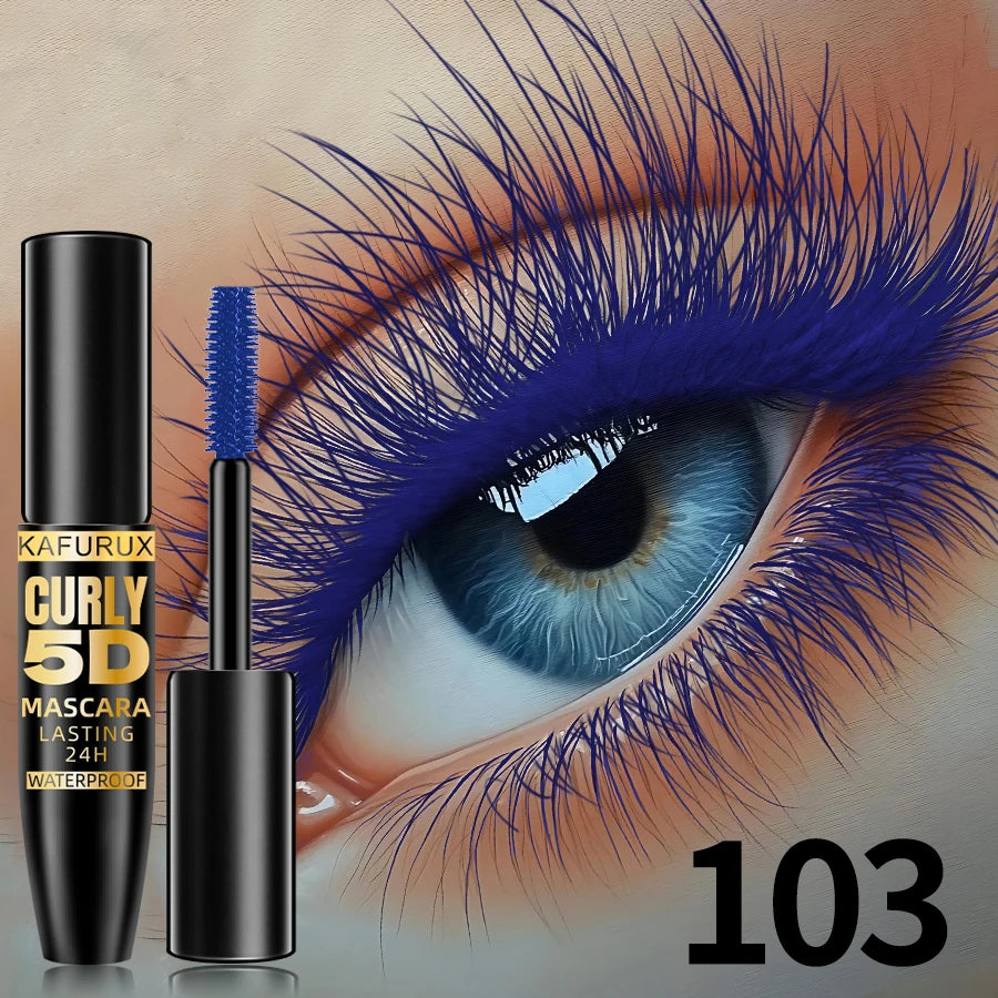 Máscara de Pestañas de Seda Coreana para Mujeres para una Mirada Audaz de Ojos Grandes con Alargamiento a Prueba de Agua, 9 Colores, Duración Todo el Día a Prueba de Manchas