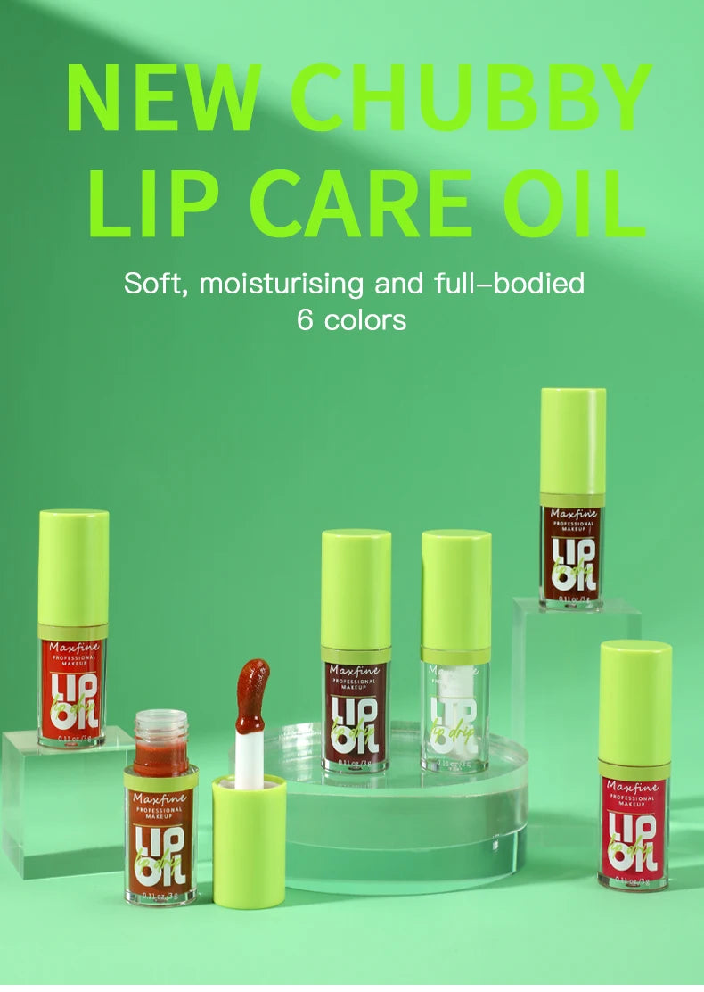 6-tone moisturizing lip gloss luminous oil lip gloss, moisturizing transparent liquid lip gloss, natural lip enhancer, make lips