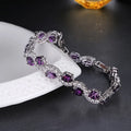 Luxury Colorful Cubic Zirconia Crystal Necklace for Women Bead Chain Elegant Clavicle Chain Wedding Party Jewelry Choker Gifts