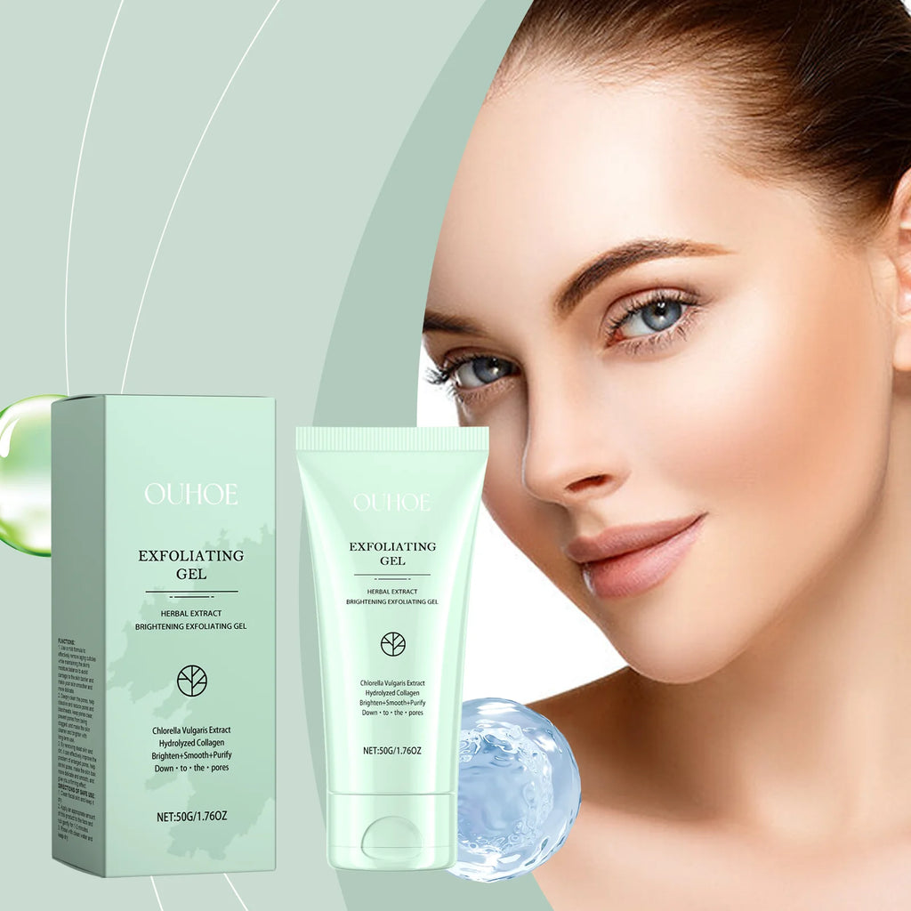 OUHOE Exfoliating Peeling Gel - Deep Cleaning Facial Scrub, 50g