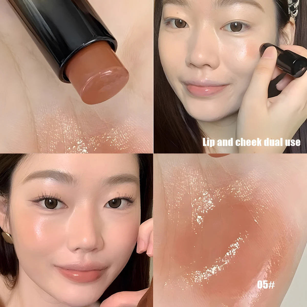 Lipstick Red Brown Lipstick Waterproof Moisturizing Mirror Lip Gloss Natural Long-Lasting Makeup Valentine's Day Gift