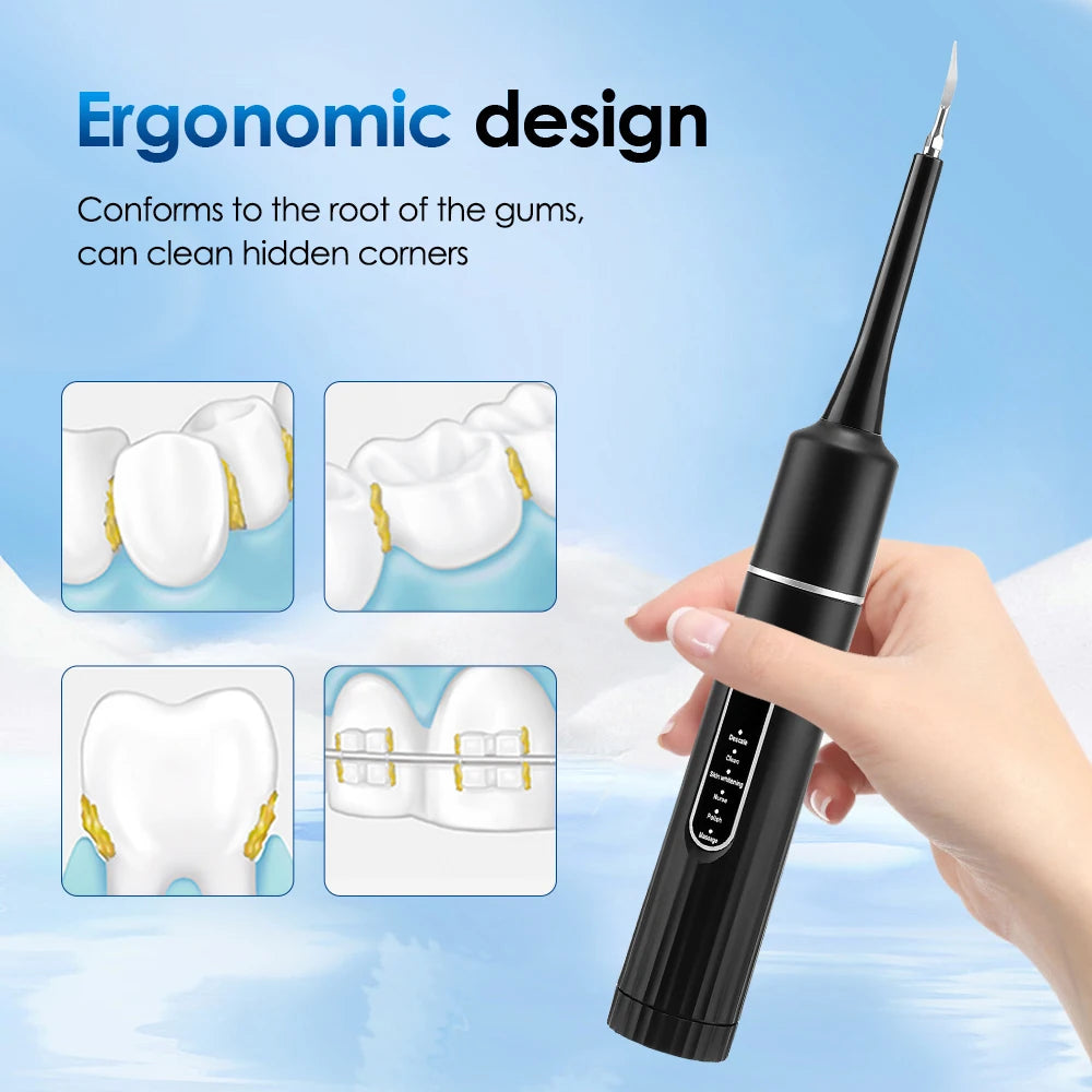 Electric Toothbrush Sonic Dental Teeth Whitening Kit Tooth Whitener Calculus Tartar Remover Tools Cleaner Stain Oral Care