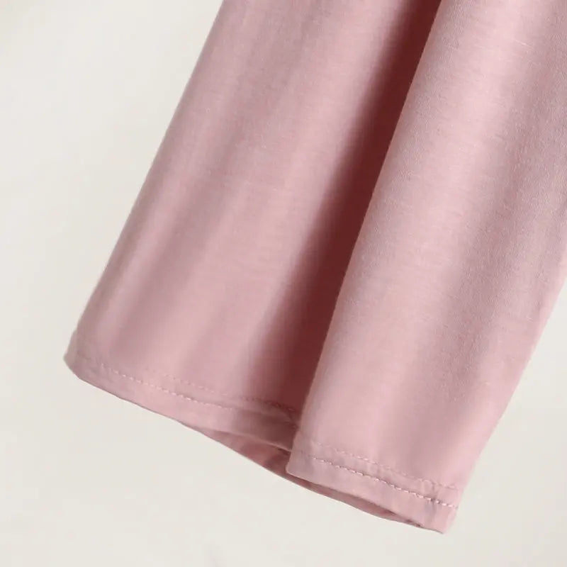 Women's Modal Knee-Length Leggings Safety Shorts - Casual Homewear