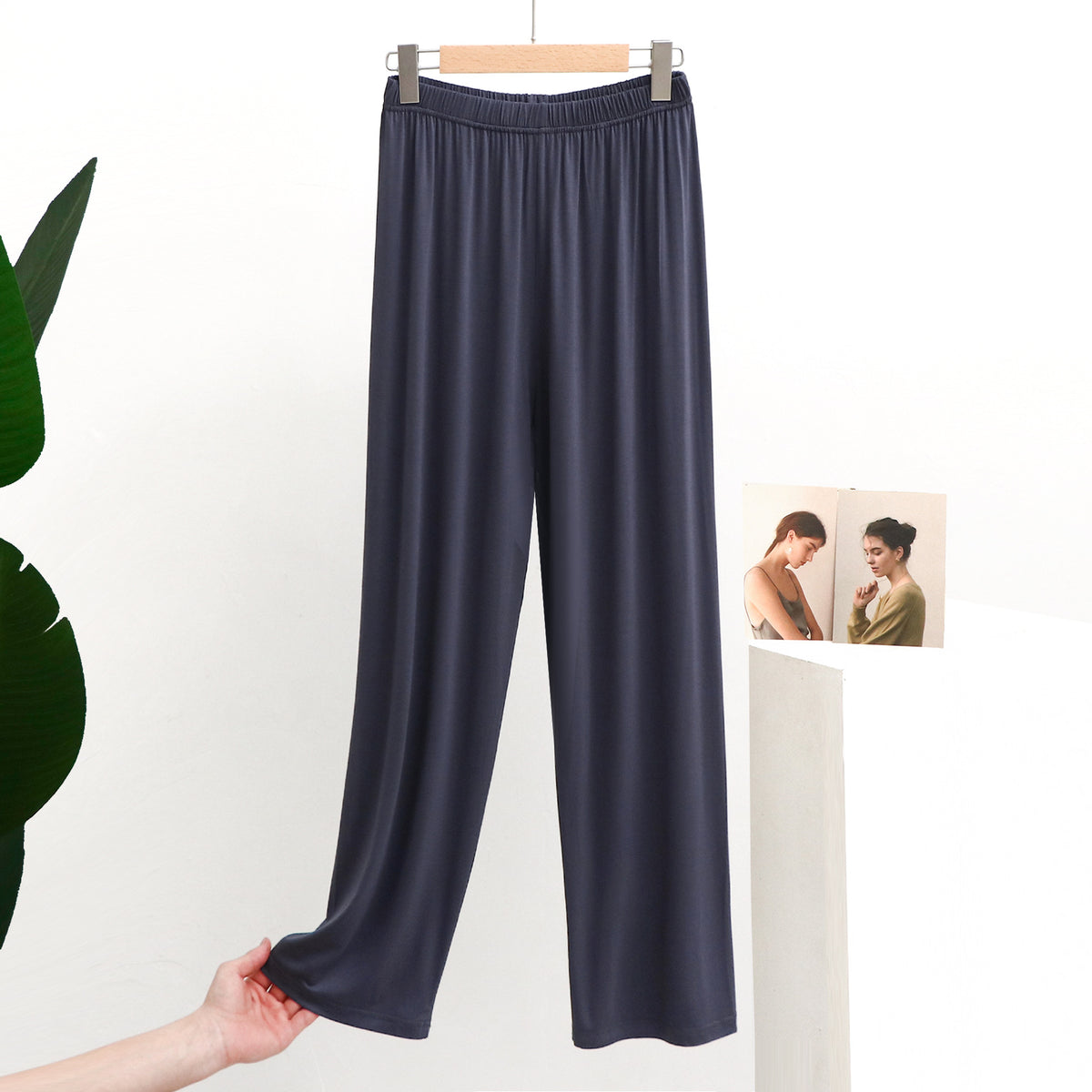 Women's Modal Pajama Pants - Lightweight Casual Sleep Bottoms