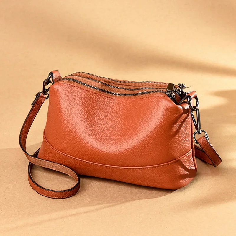 Badiman Women's Genuine Cow Leather Shoulder & Crossbody Bag