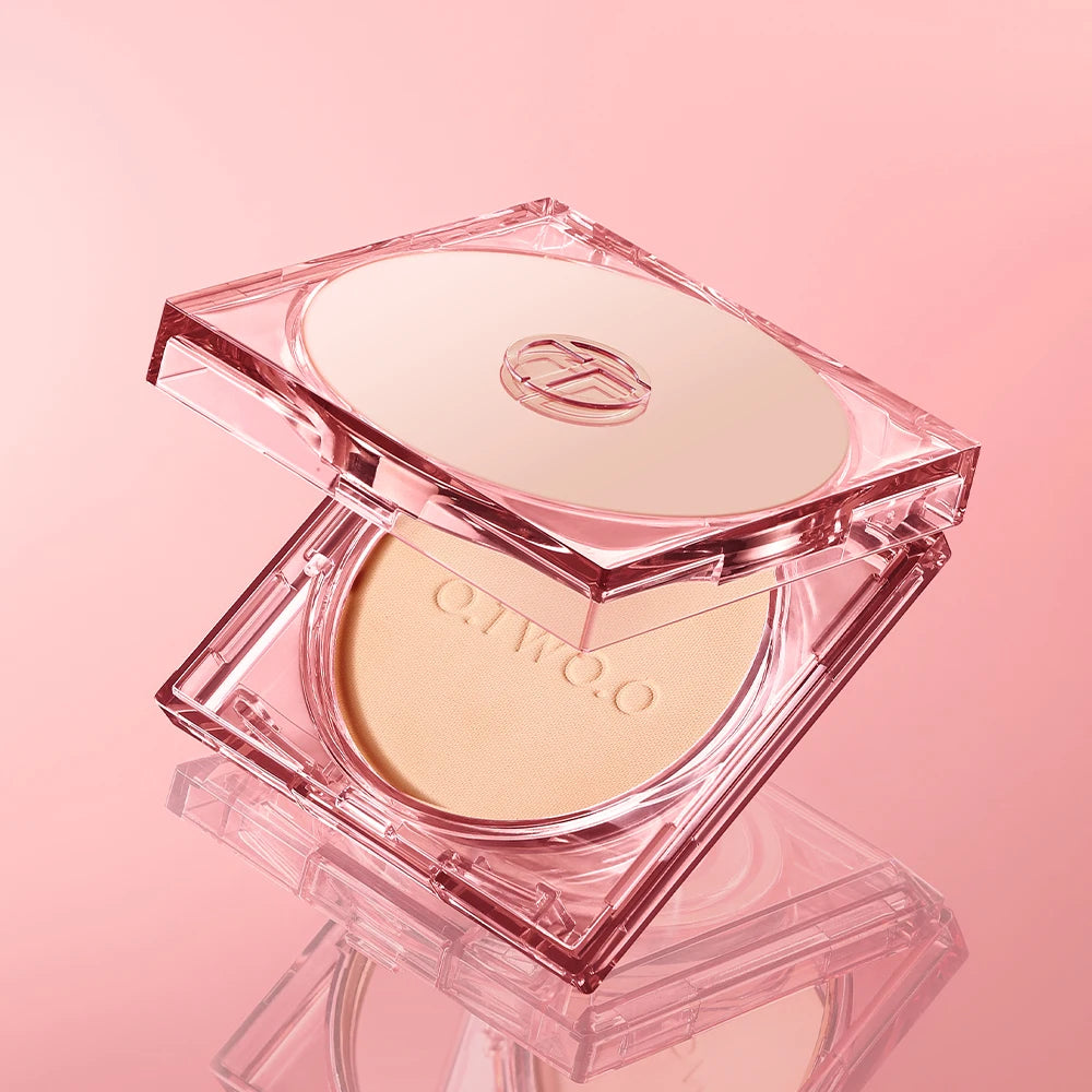 Wholesale O.TWO.O Face Powder 24 Hours Oil-control  Waterproof Matte Face Makeup Cosmetic Setting Compact Powder