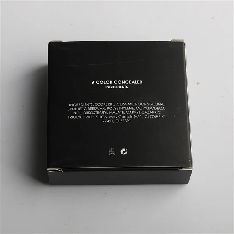 3/6-color Concealer Palette with/No Brush Cream Texture Moisturizer Concealer Modify Enhance Contours Lasting Makeup Waterproof