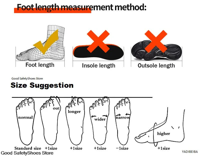 Safety Shoes Men For Work Sneakers Women'S Men Steel Toe Work Shoes Security Protective Shoes Lightweight Anti-Smash Anti-Puncture