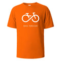 Bike Forever Funny Streetwear Basic T-Shirt For Men Fashion Casual 100% Cotton Clothing Crewneck Breathable Tshirt Hip Hop Tees