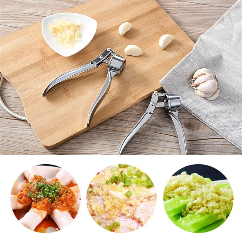 Molino de ajos de aleación de aluminio para cocina, extrusor, prensa manual, herramientas para moler, pequeños utensilios de cocina