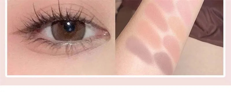 10 Colors Shimmer Matte Eyeshadow Palette Nude Glitter Shiny Pigment Eye Shadow Long Lasting Waterproof Make Up Palette Cosmetic