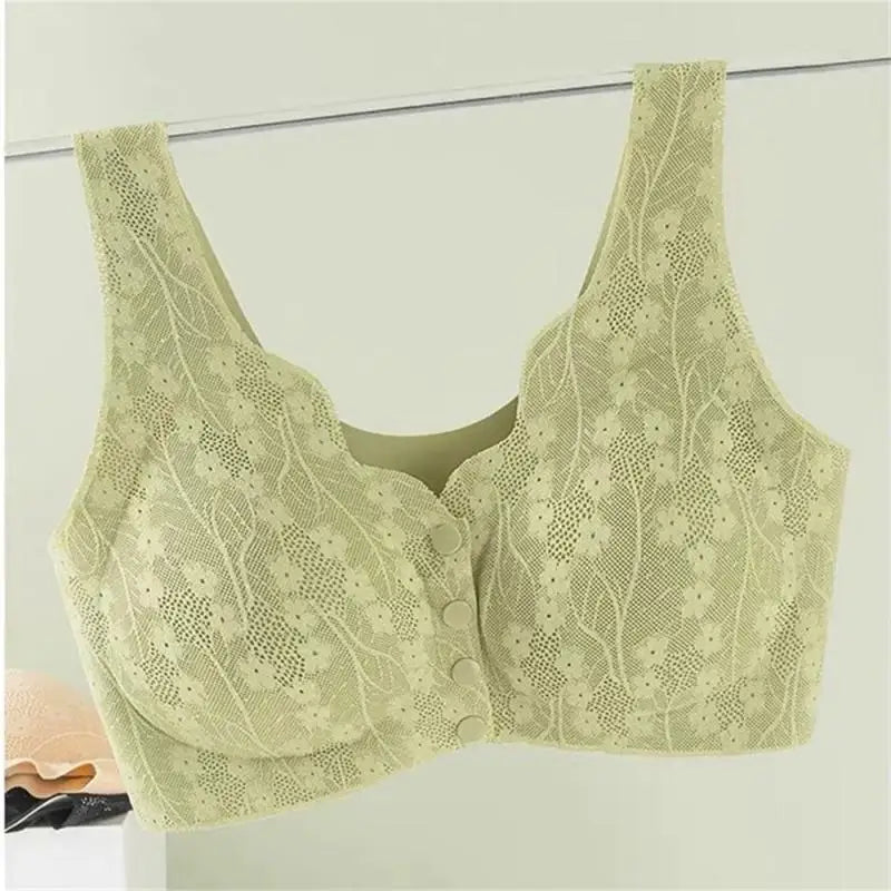 Women's Plus Size Wire-Free Soft Bra – Breathable Thin Cup Vest Undershirt for Everyday Comfort