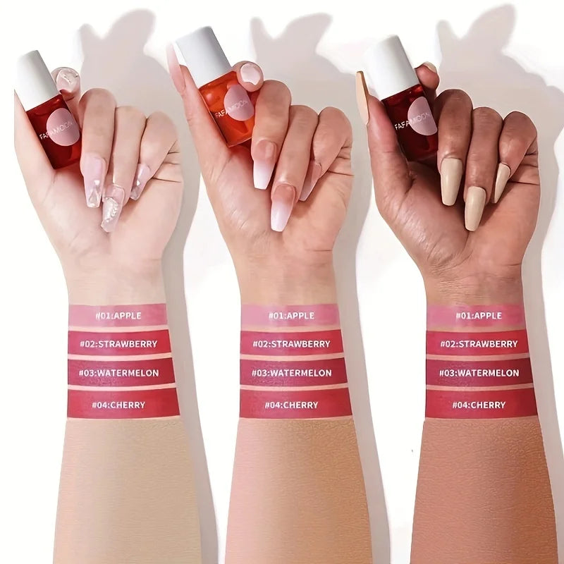 Fafamoon Fruity Lip Tint - Moisturizing Waterproof Liquid Lipstick