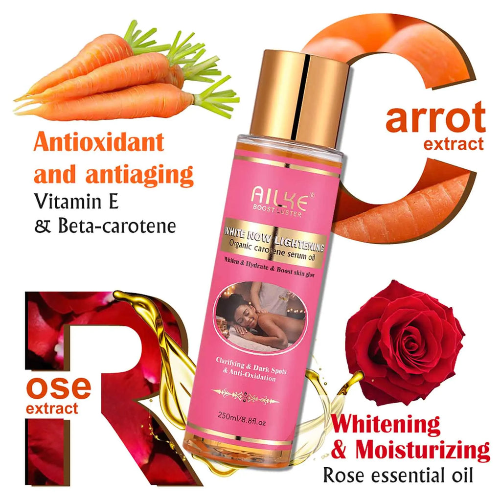 AILKE Natural Skin Brightening Set for All Skin Types, Cleaning, Dark Spots and Acne Removal, Boost Radiance, Organic, Vegan