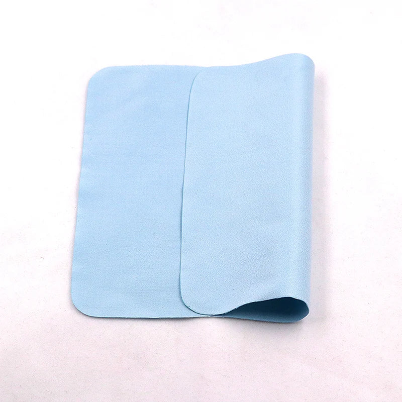 10Pcs Soft Chamois Glasses Cleaner Eyeglasses Microfiber Clean Cloth For Lens Phone Screen Cleaning Wipes Tools