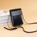 Flap Crossbody Bags Women Mini PU Leather Shoulder Purses and Handbags for Girls Ladies Phone Simple Solid Designer Bag
