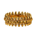 18mm Geometric Women Ring Made Of Sturdy Copper For Everyday Elegances