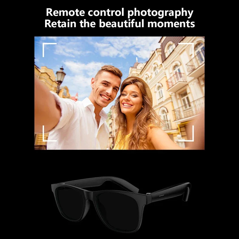 Lenovo 2026 New AI Smart Glasses Touch Control Photo Camera Recording Translator Voice Assistant Music Play Wireless Sunglasses