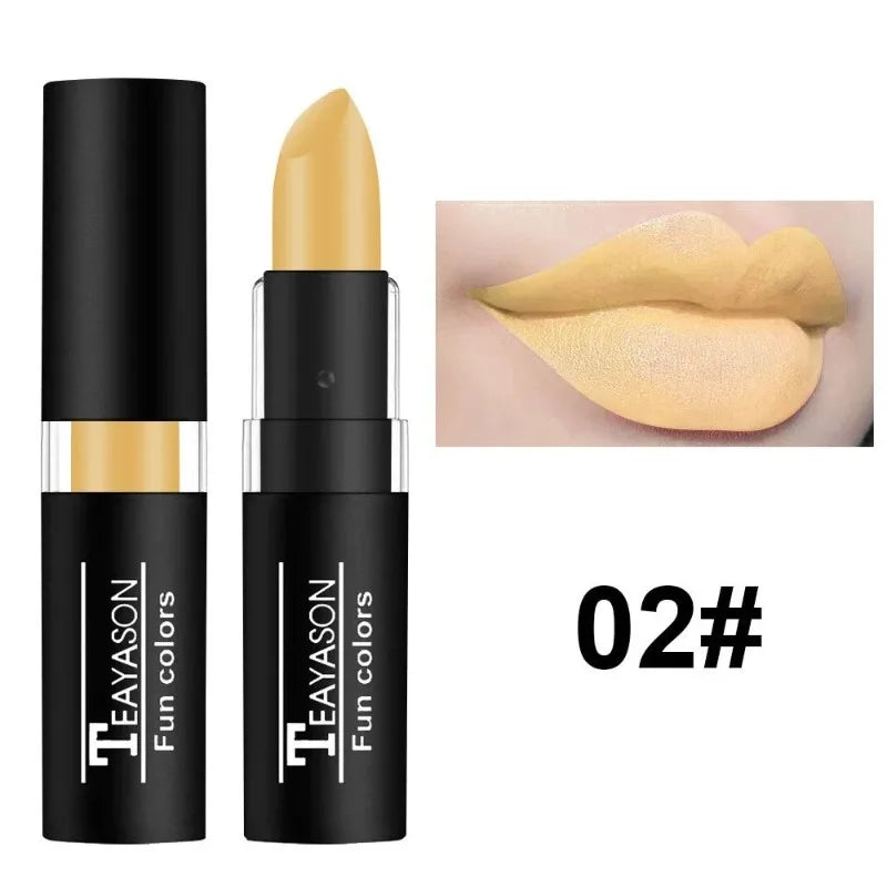 12 Colors Nude Lipstick Matte Velvety Vampire Makeup Punk Black Lip Gloss Smooth Waterproof Lasting Durable Dark Paint Cosmetics