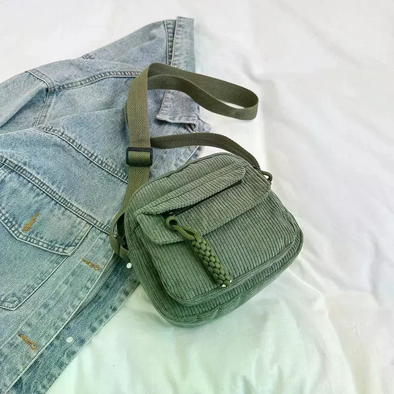 Crossbody Bag For Women Casual Style Zipper Closure Adjustable Strap Large Capacity Multi Pockets Messenger Bags Shoulder Purse