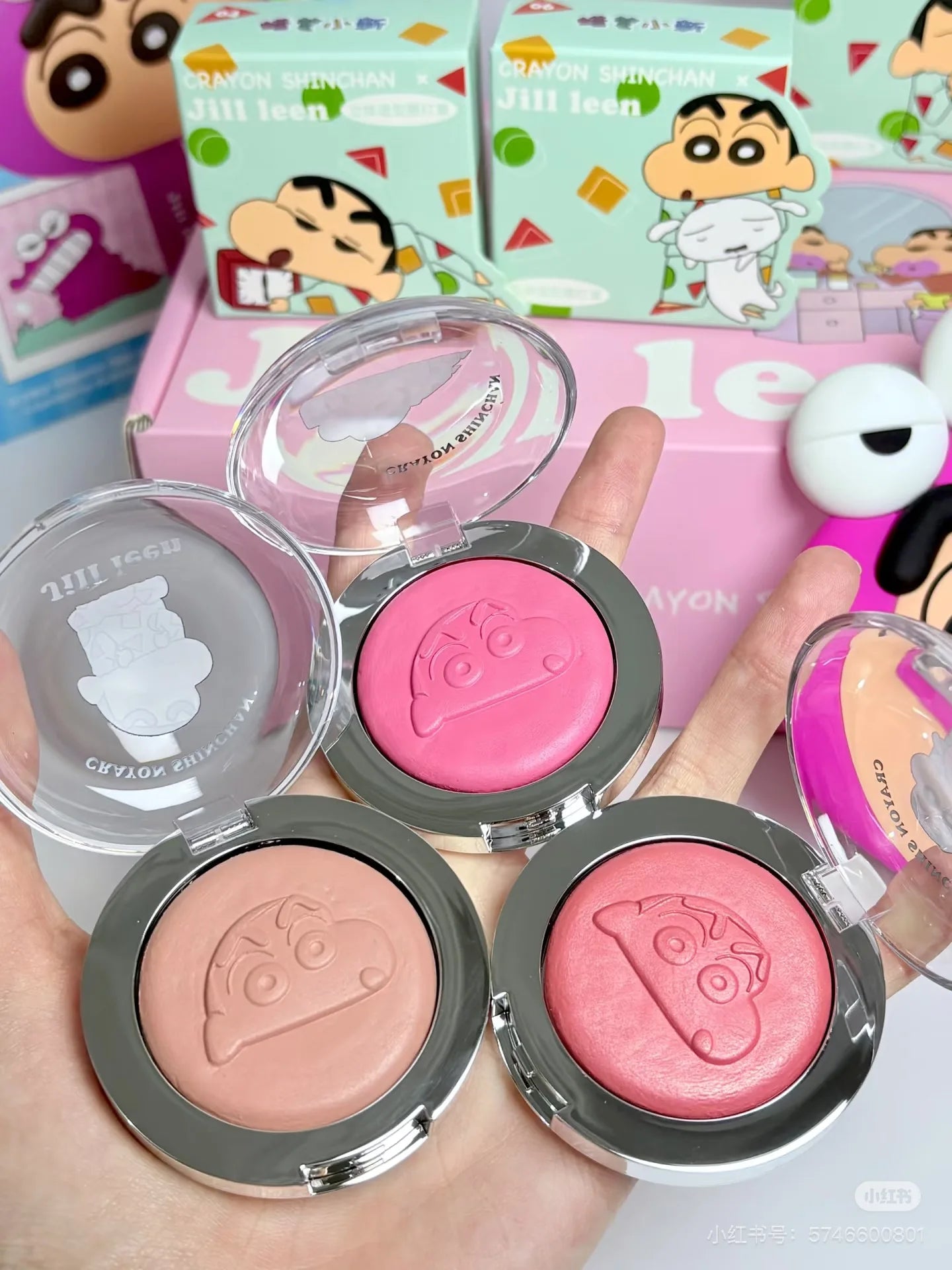 JILL LEEN Blush Cream Monochrome Nude Makeup Natural Color Blush Matte Brightening and Expanding Blush Contour