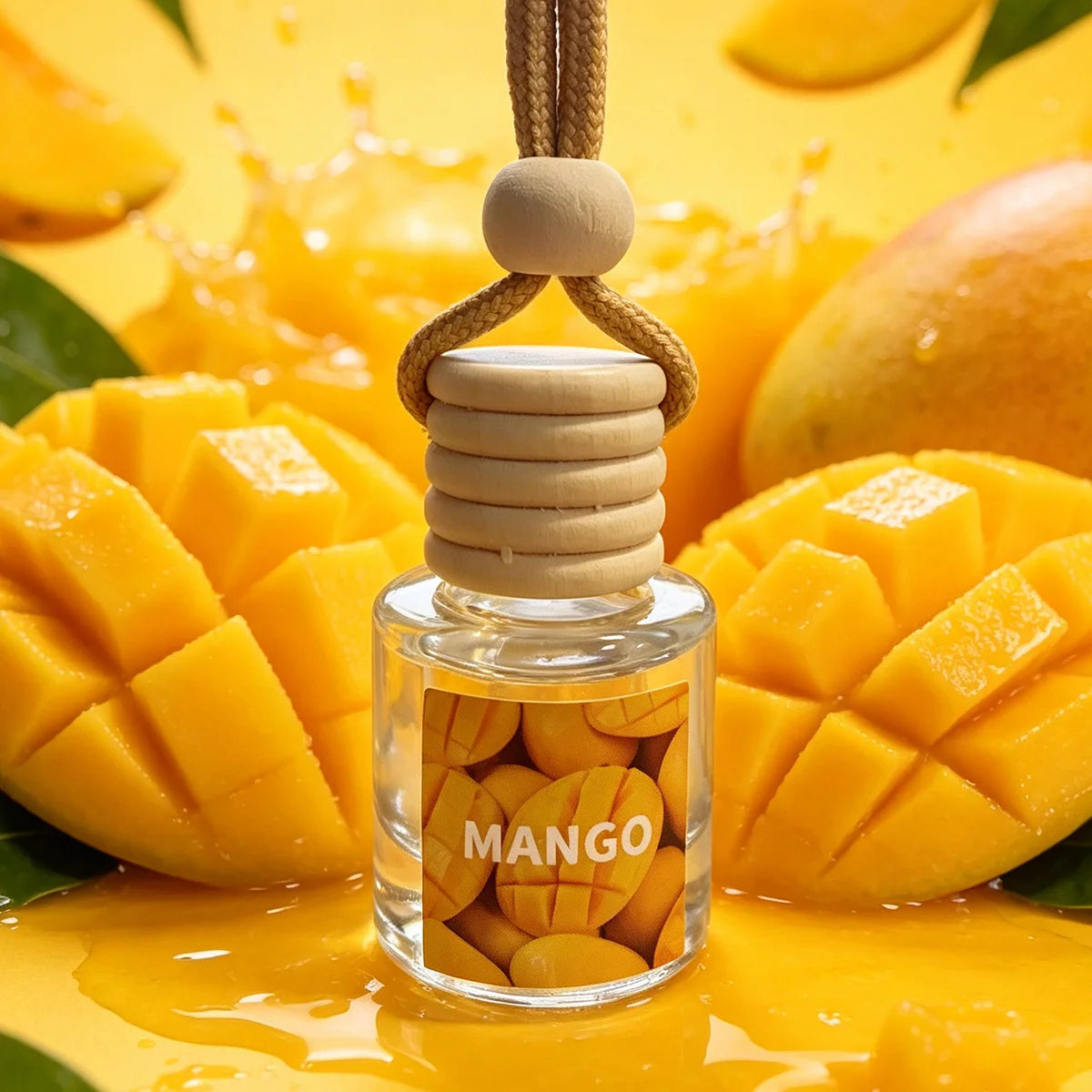 8ml Car Air Freshener Essential Oil (Fruit Scent), Long-Lasting Fragrance, One Bottle Lasts Up to 80 Days, Gift Giving