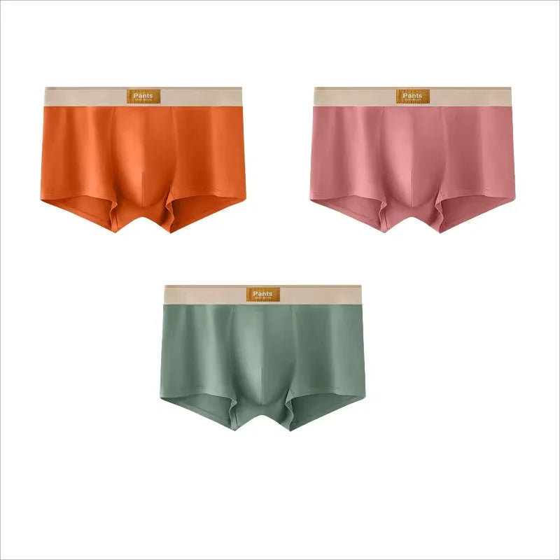 4 Pack Cotton Boxers For Men Breathable Comfort Sports Underwear Large Size L XL Pack
