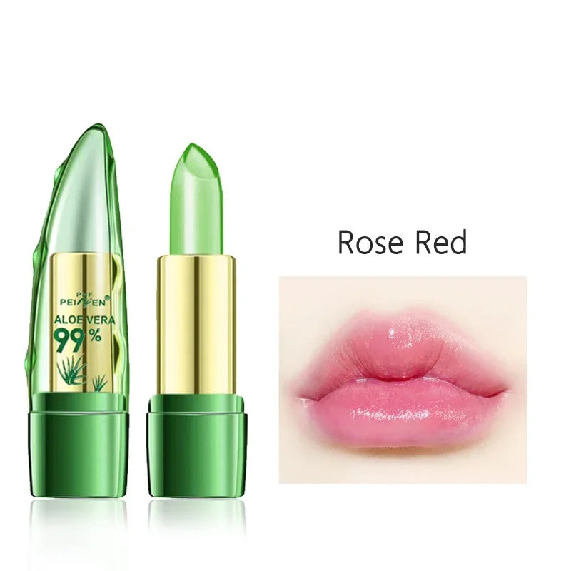 Aloe Vera Temperature Color Changing Jelly Lip Balm Moisturizing